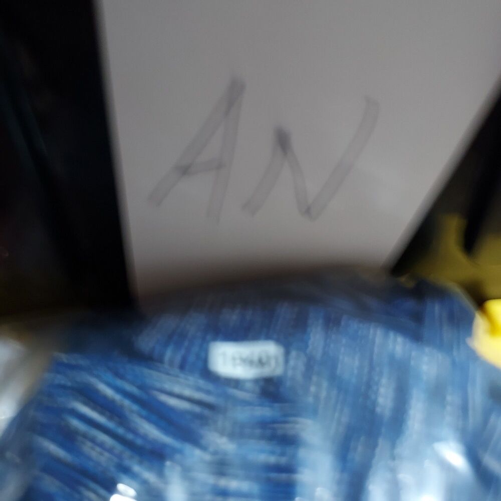 Athleta Women's Medium Blue Space Dye Workout Running Shirt Ruched Sides - Picture 9 of 9